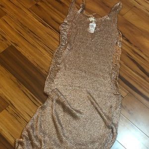 ROSE GOLD SWIMSUIT COVER UP